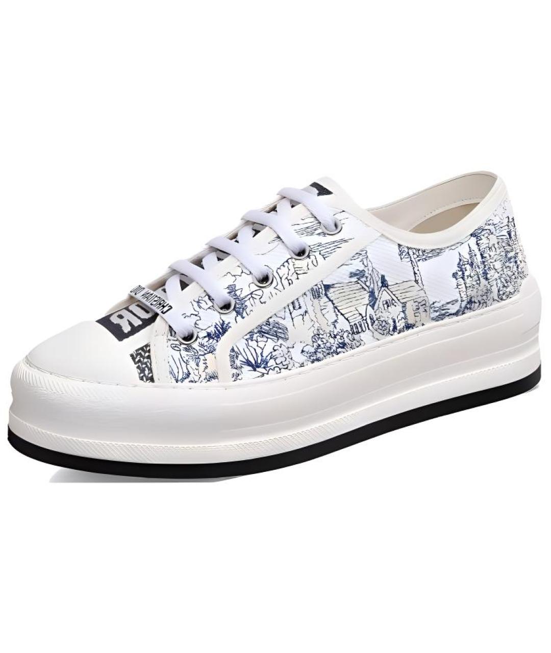 CHRISTIAN DIOR Мульти бархатные кроссовки, фото 3