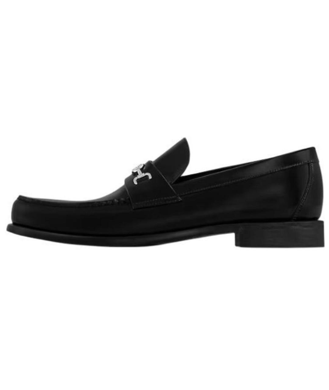 LOUIS VUITTON Черные кожаные лоферы, фото 2