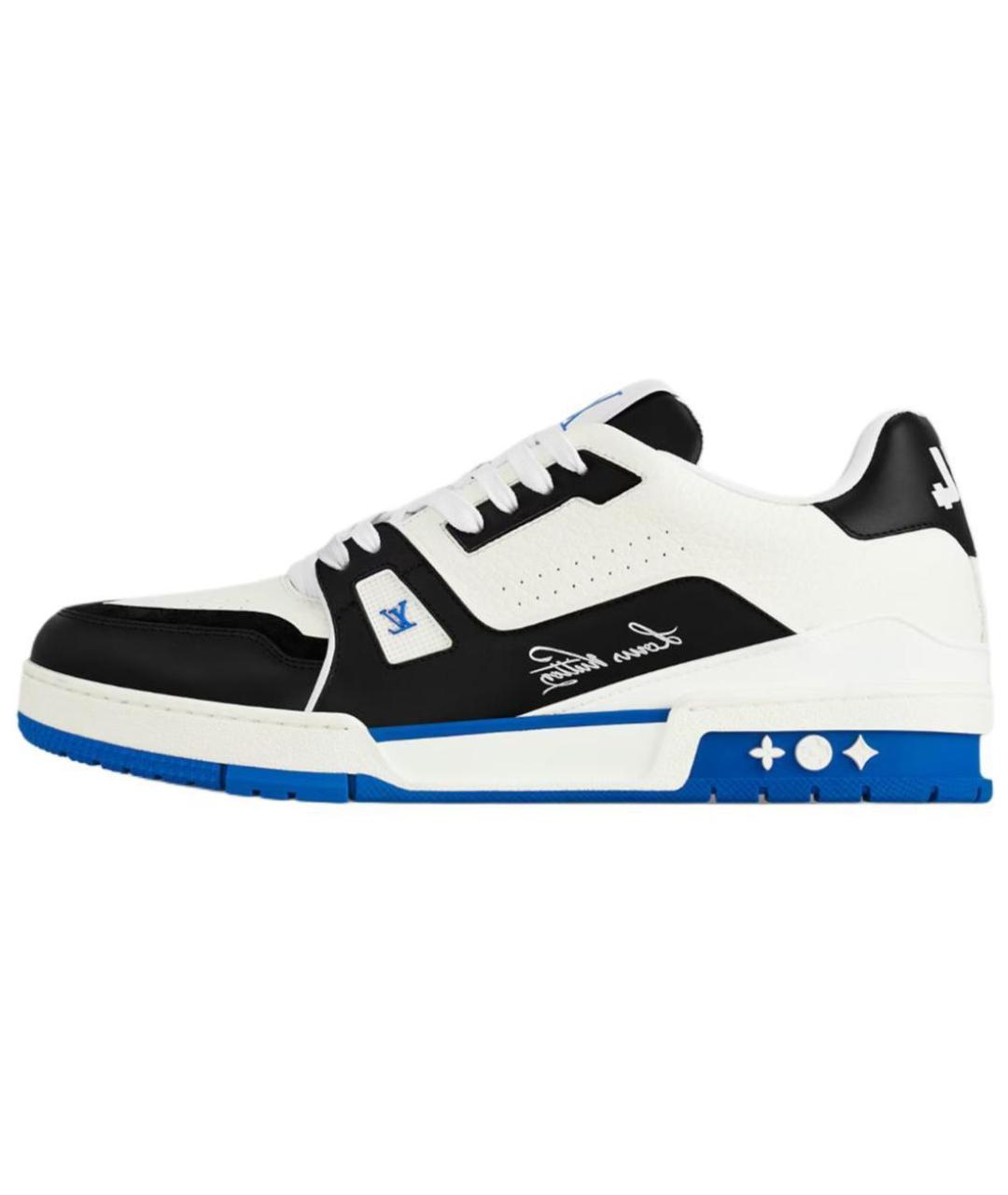 LOUIS VUITTON Мульти кожаные низкие кроссовки / кеды, фото 3