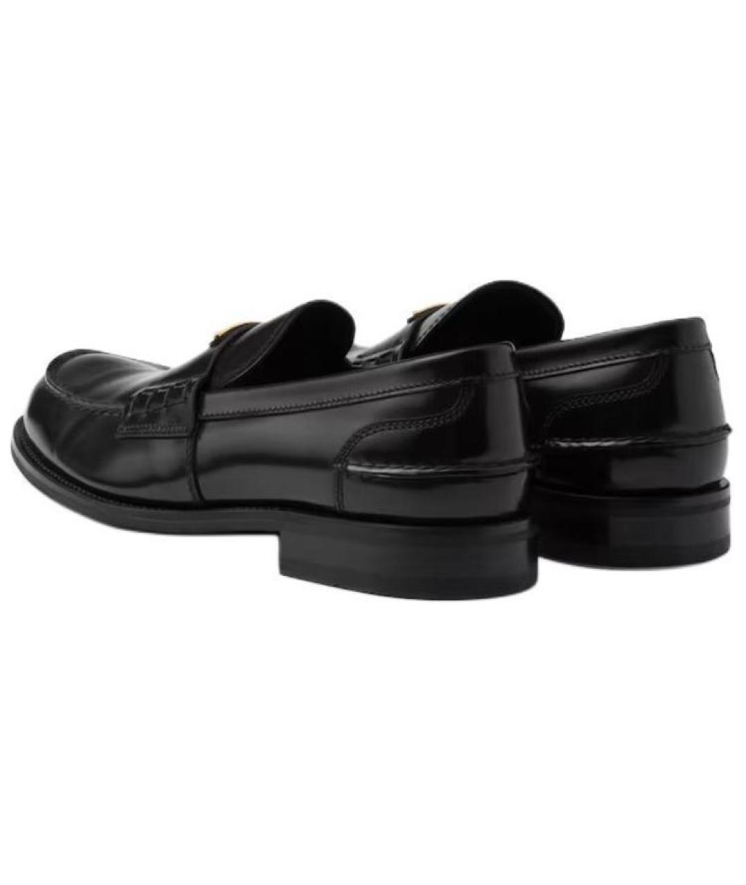 PRADA Черные кожаные лоферы, фото 3