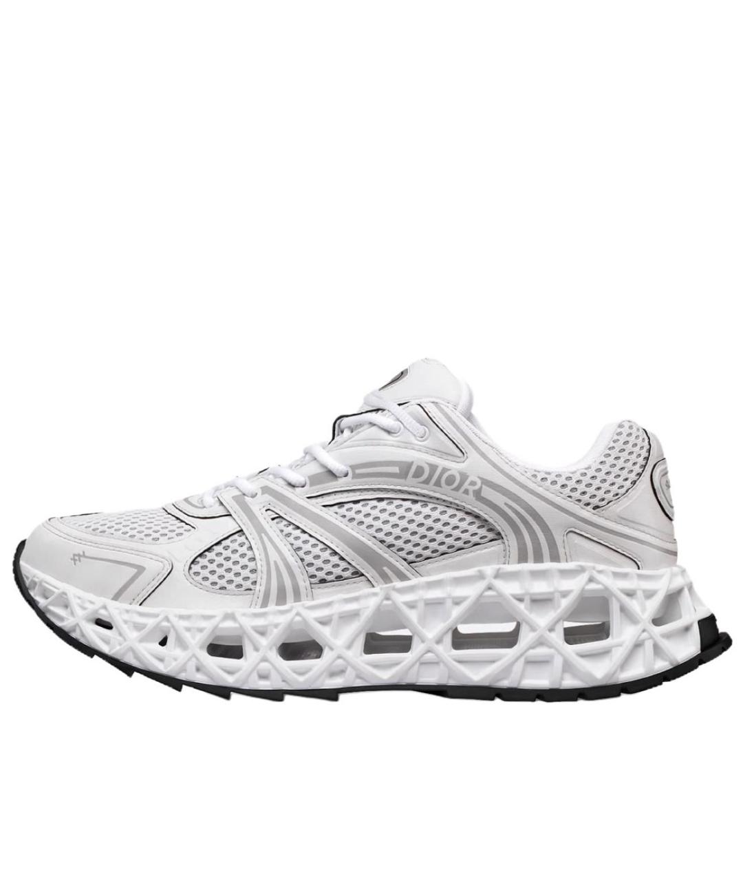 CHRISTIAN DIOR Серебряные кроссовки, фото 2