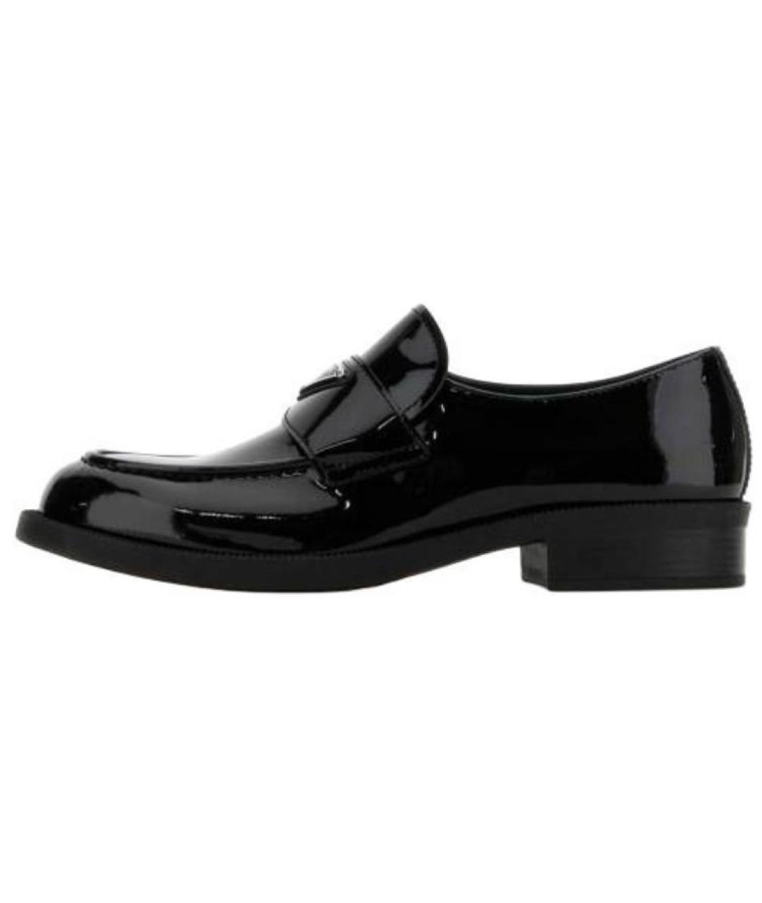 PRADA Черные кожаные лоферы, фото 4