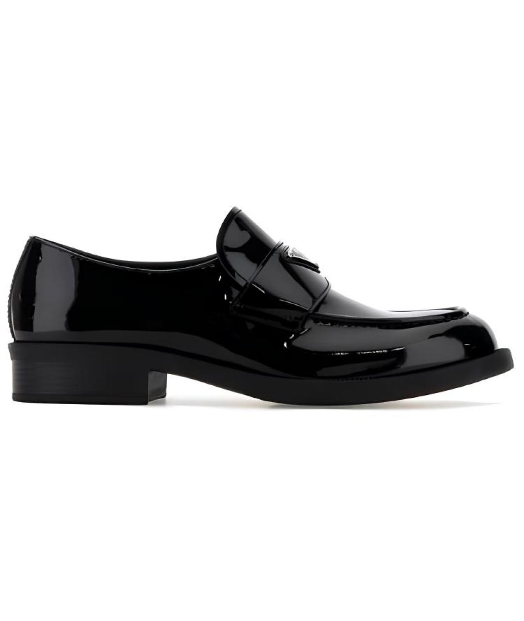 PRADA Черные кожаные лоферы, фото 2