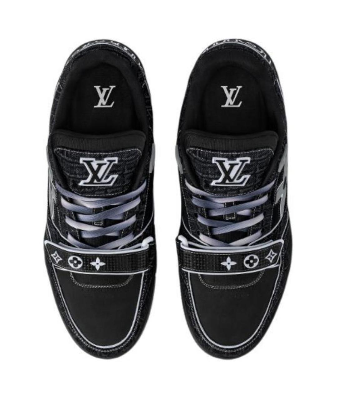 LOUIS VUITTON Черные низкие кроссовки / кеды, фото 5