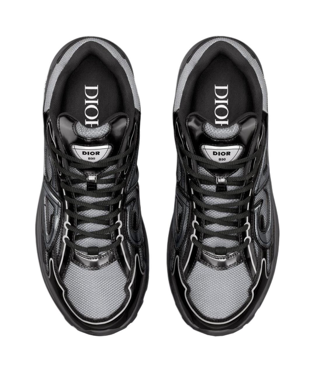 CHRISTIAN DIOR Черные низкие кроссовки / кеды, фото 3