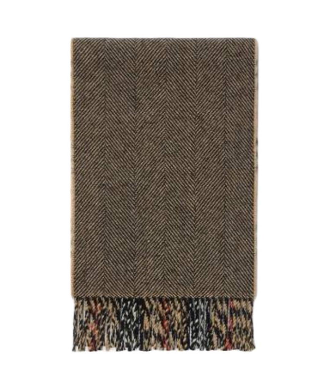 BURBERRY Бежевый кашемировый шарф, фото 2
