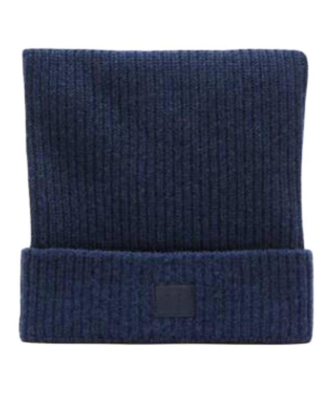 ACNE STUDIOS Темно-синяя шапка, фото 1