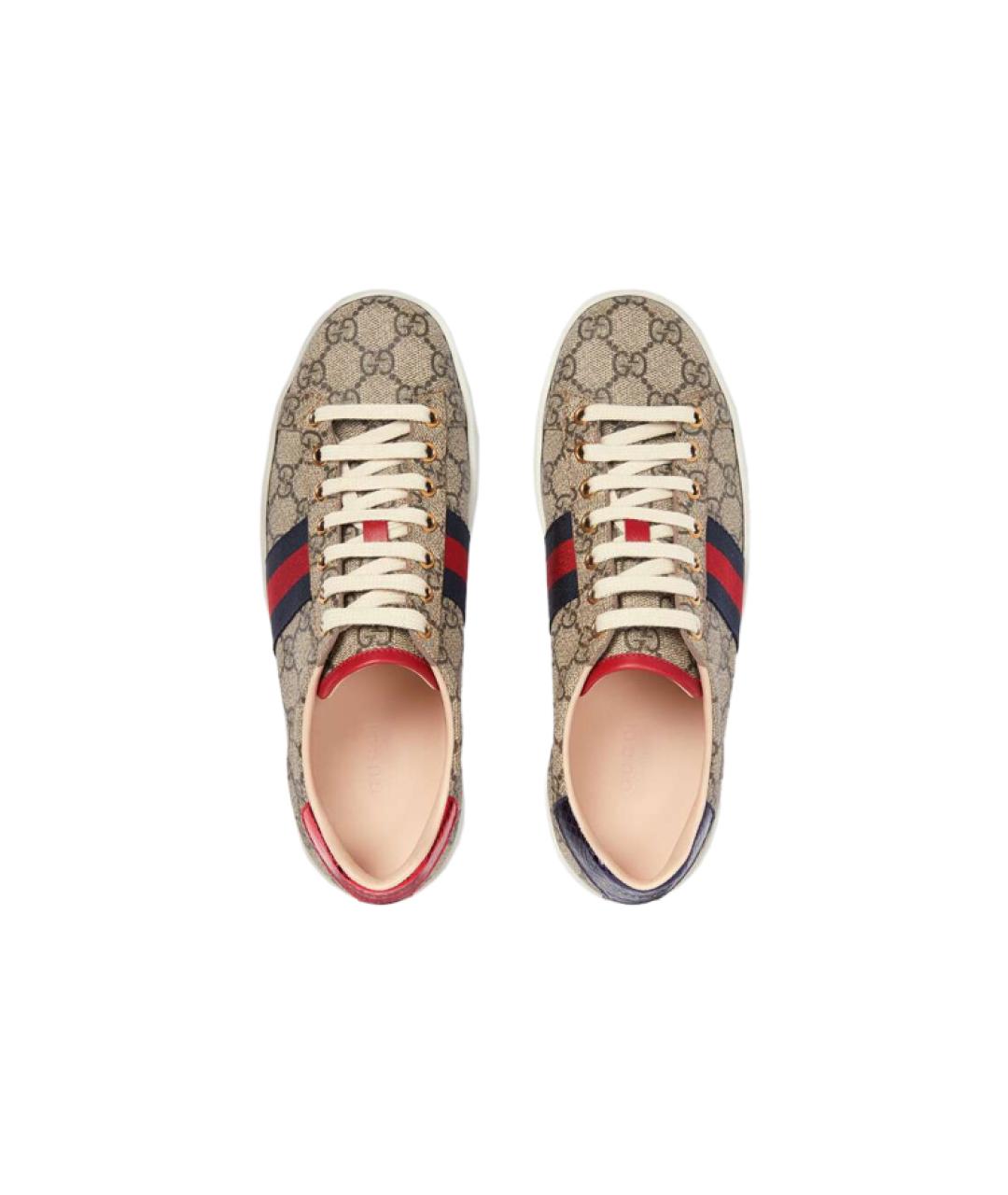 GUCCI Бежевые кроссовки, фото 3