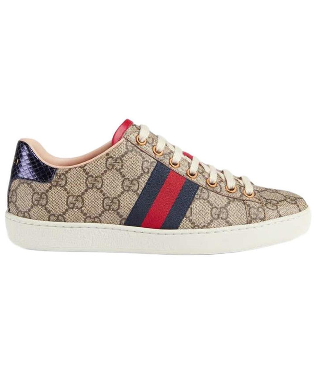 GUCCI Бежевые кроссовки, фото 1