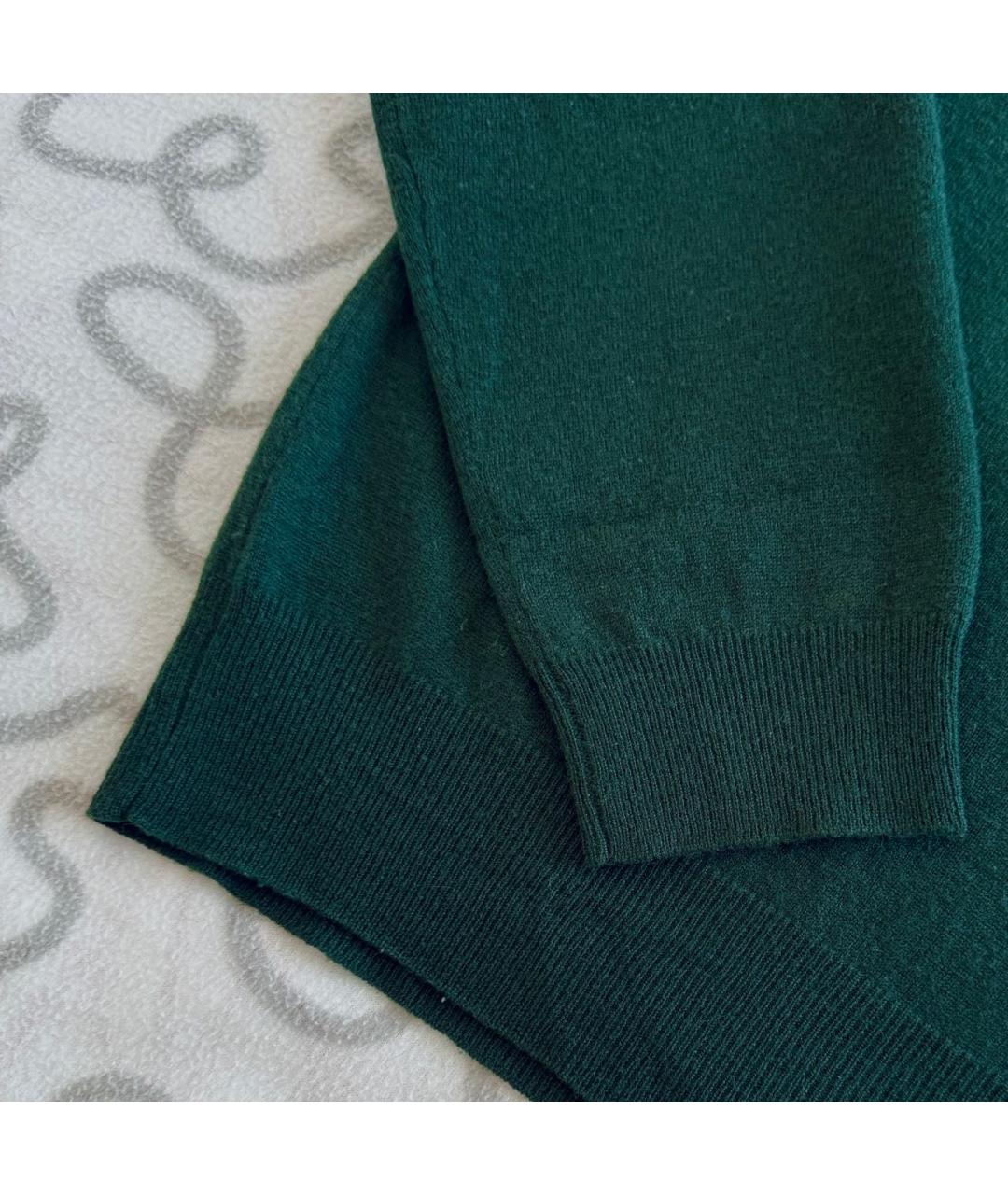 POLO RALPH LAUREN Зеленый шерстяной джемпер / свитер, фото 5