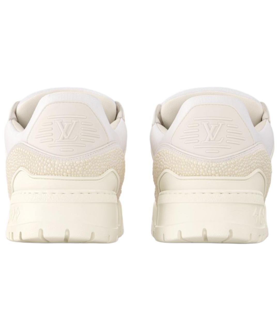 LOUIS VUITTON Бежевые кроссовки, фото 4