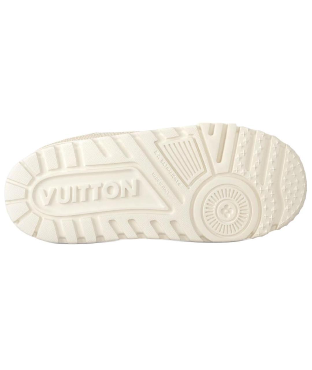 LOUIS VUITTON Бежевые кроссовки, фото 5
