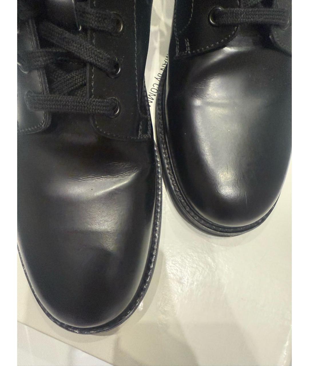 COMMON PROJECTS Черные кожаные ботинки, фото 3