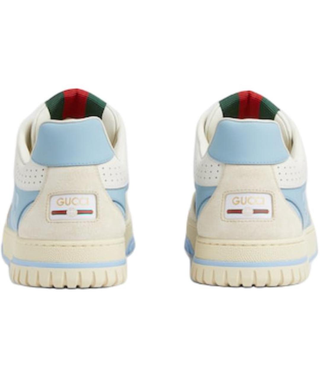 GUCCI Голубые низкие кроссовки / кеды, фото 6