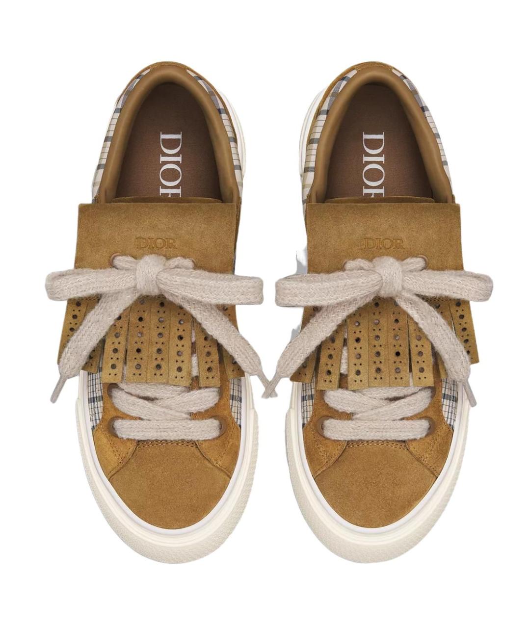 CHRISTIAN DIOR Коричневые кроссовки, фото 5