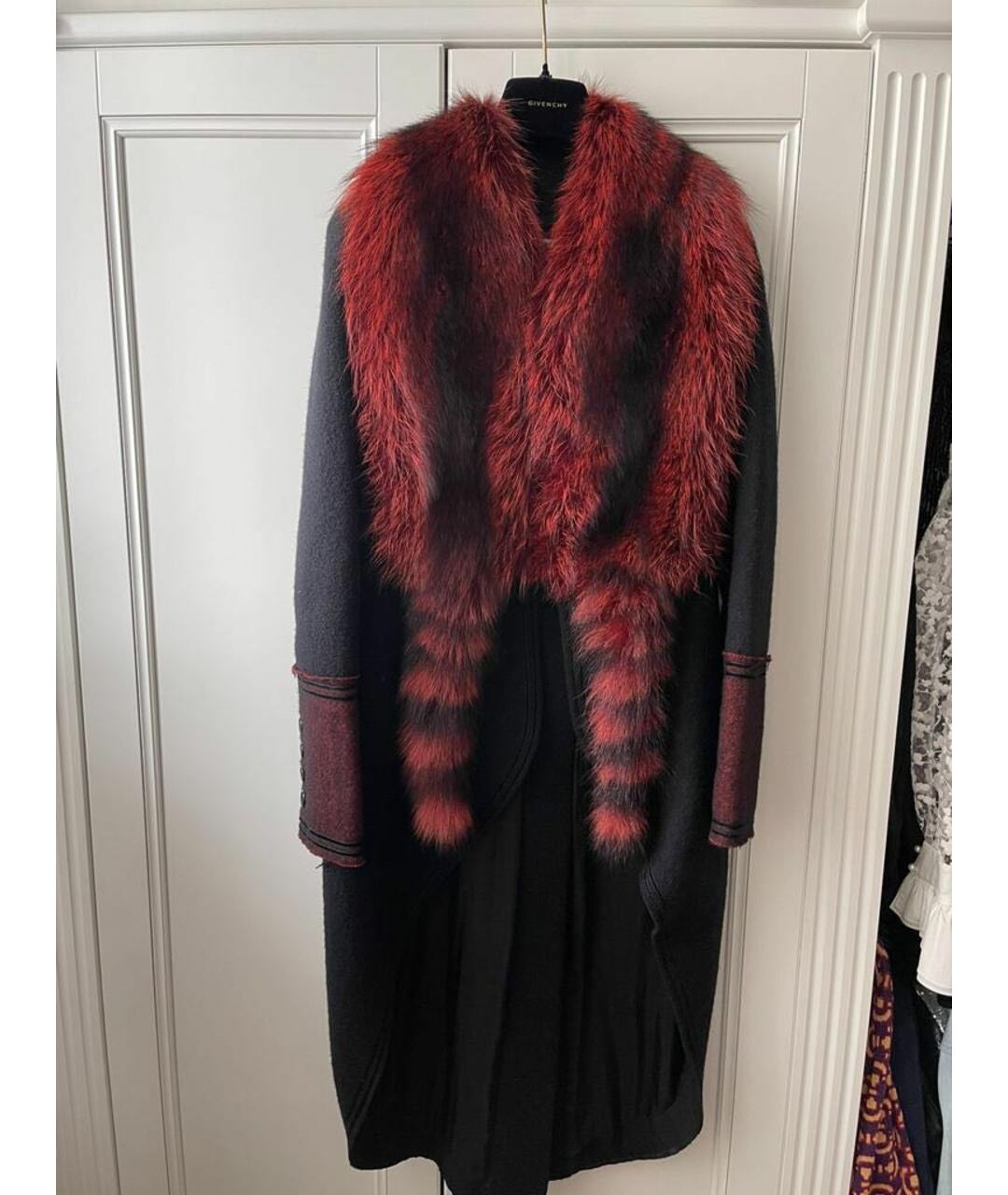 GIVENCHY Черное шерстяное пальто, фото 2