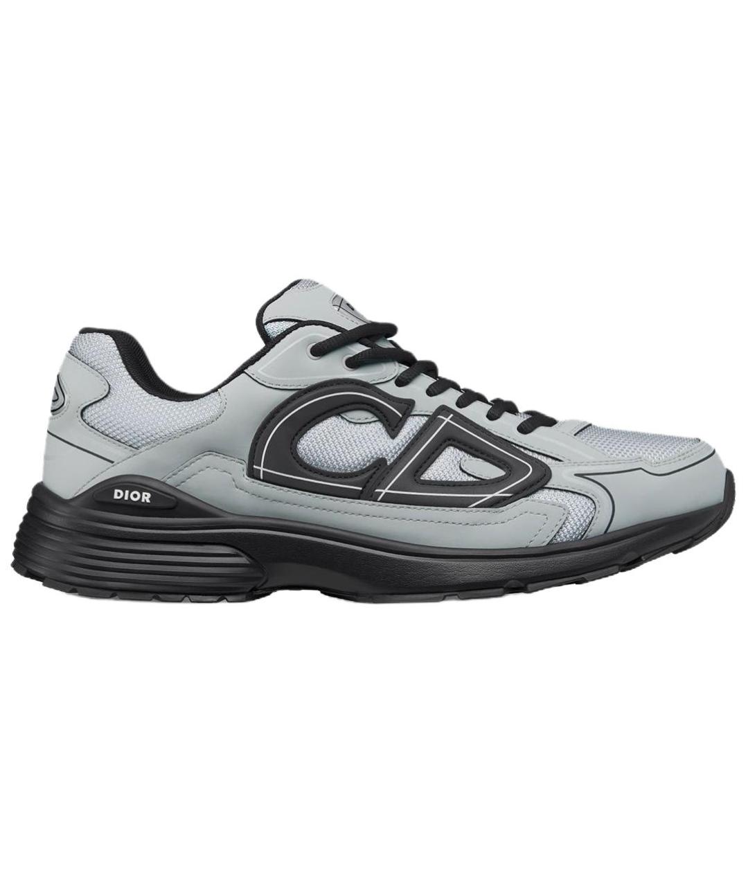 CHRISTIAN DIOR Серые низкие кроссовки / кеды, фото 1