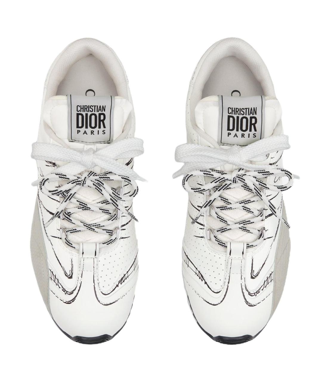 CHRISTIAN DIOR Белые кроссовки, фото 4