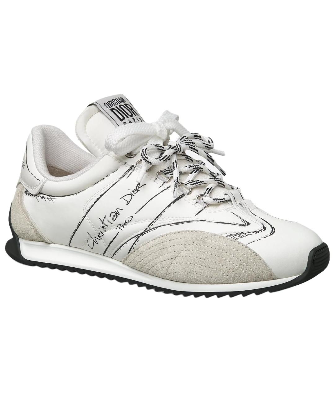 CHRISTIAN DIOR Белые кроссовки, фото 3