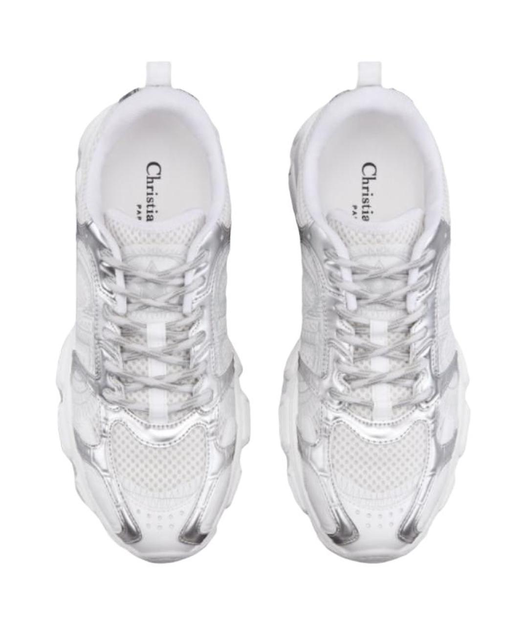 CHRISTIAN DIOR Белые текстильные кроссовки, фото 3