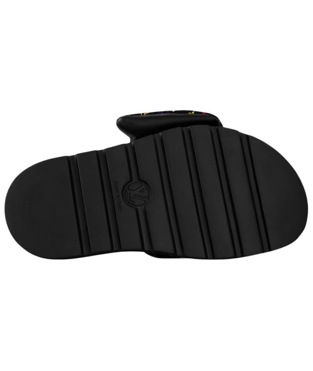 LOUIS VUITTON Черные сандалии, фото 5