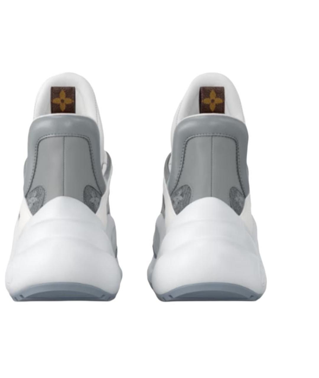 LOUIS VUITTON Серые текстильные кроссовки, фото 4