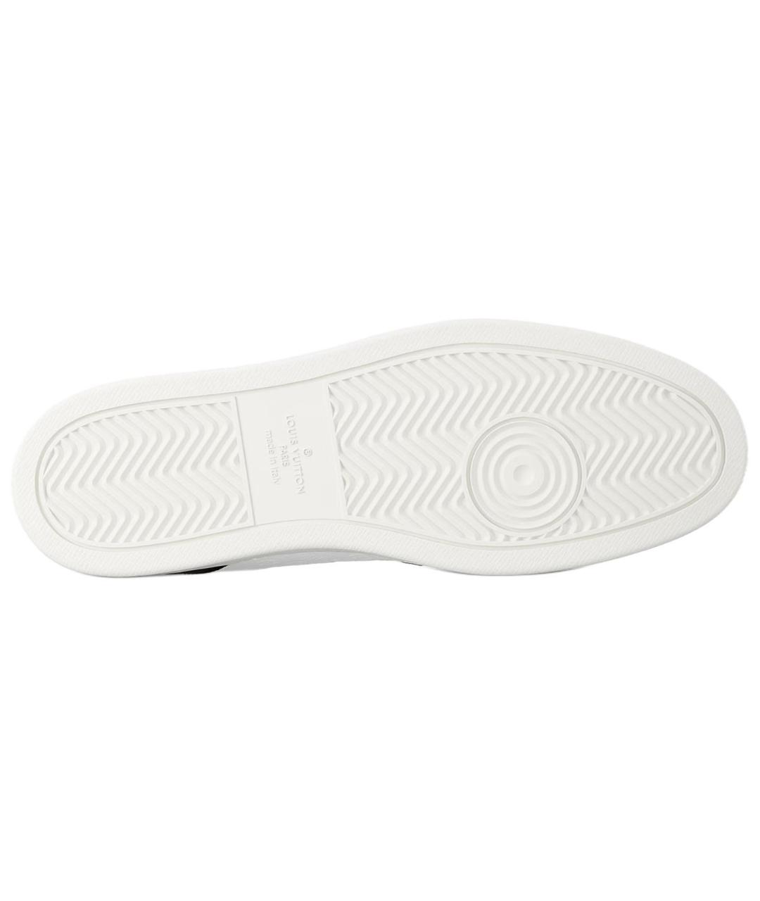 LOUIS VUITTON Черные кожаные низкие кроссовки / кеды, фото 6