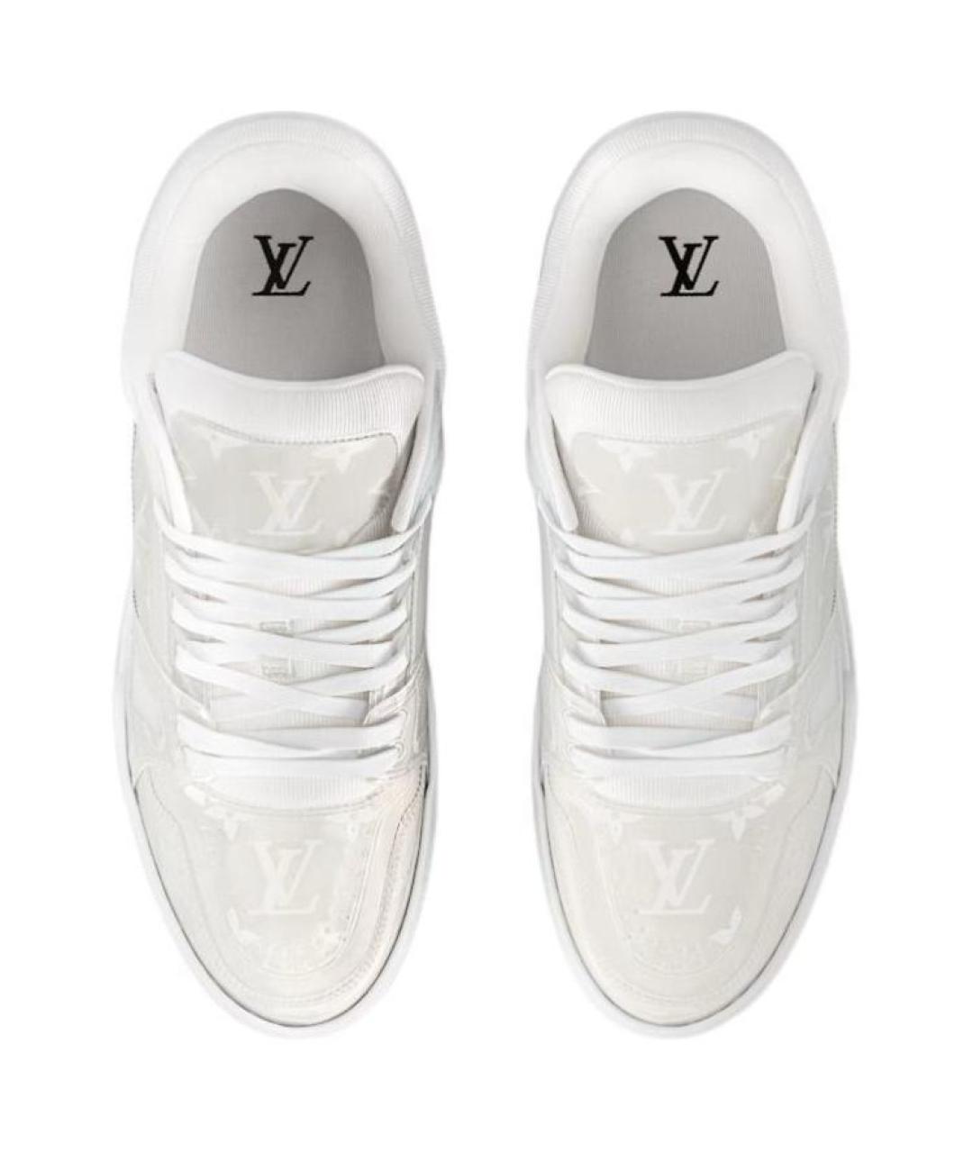 LOUIS VUITTON Белые резиновые кроссовки, фото 4