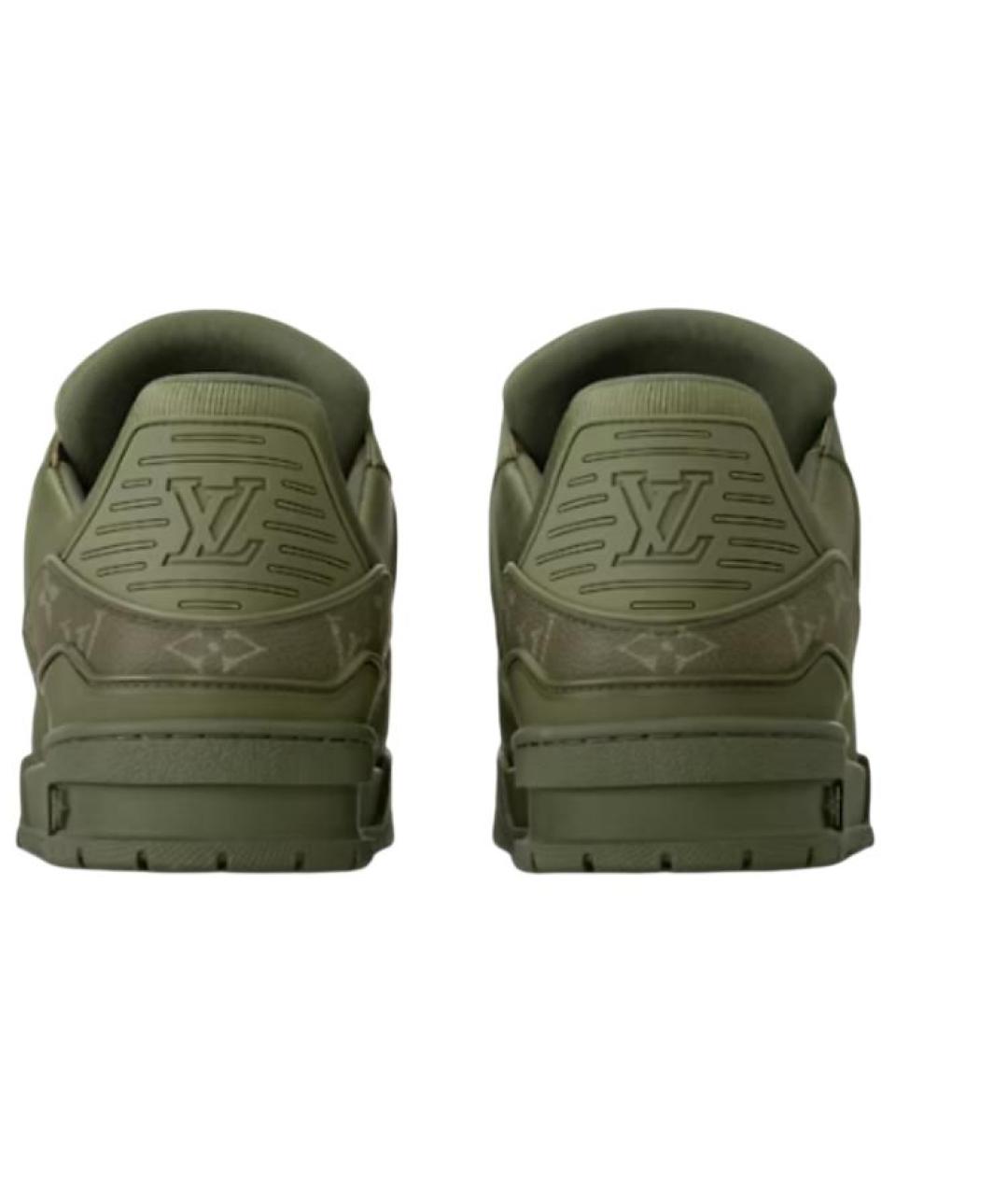 LOUIS VUITTON Зеленые кроссовки, фото 5