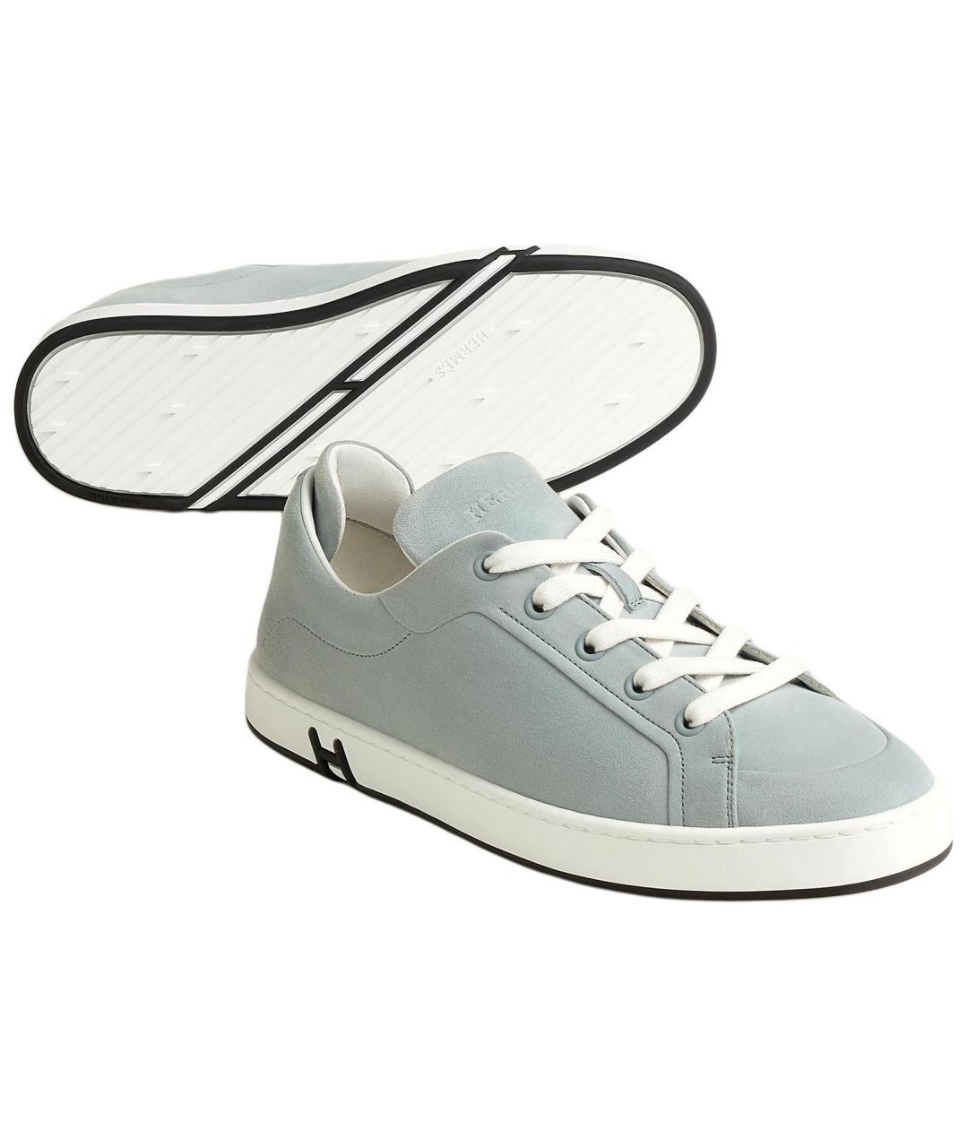 HERMES Серые кроссовки, фото 3