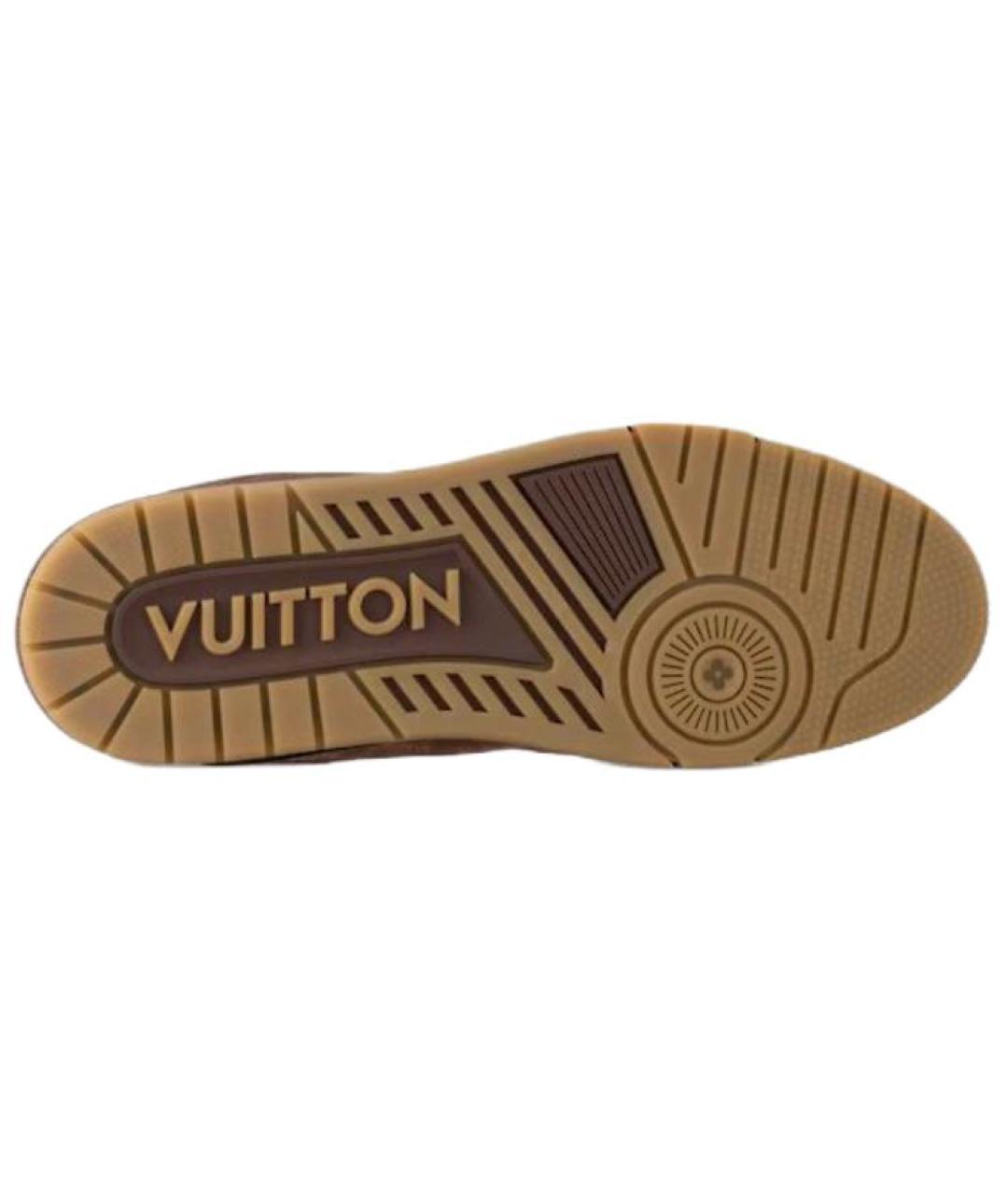 LOUIS VUITTON Коричневые кроссовки, фото 5