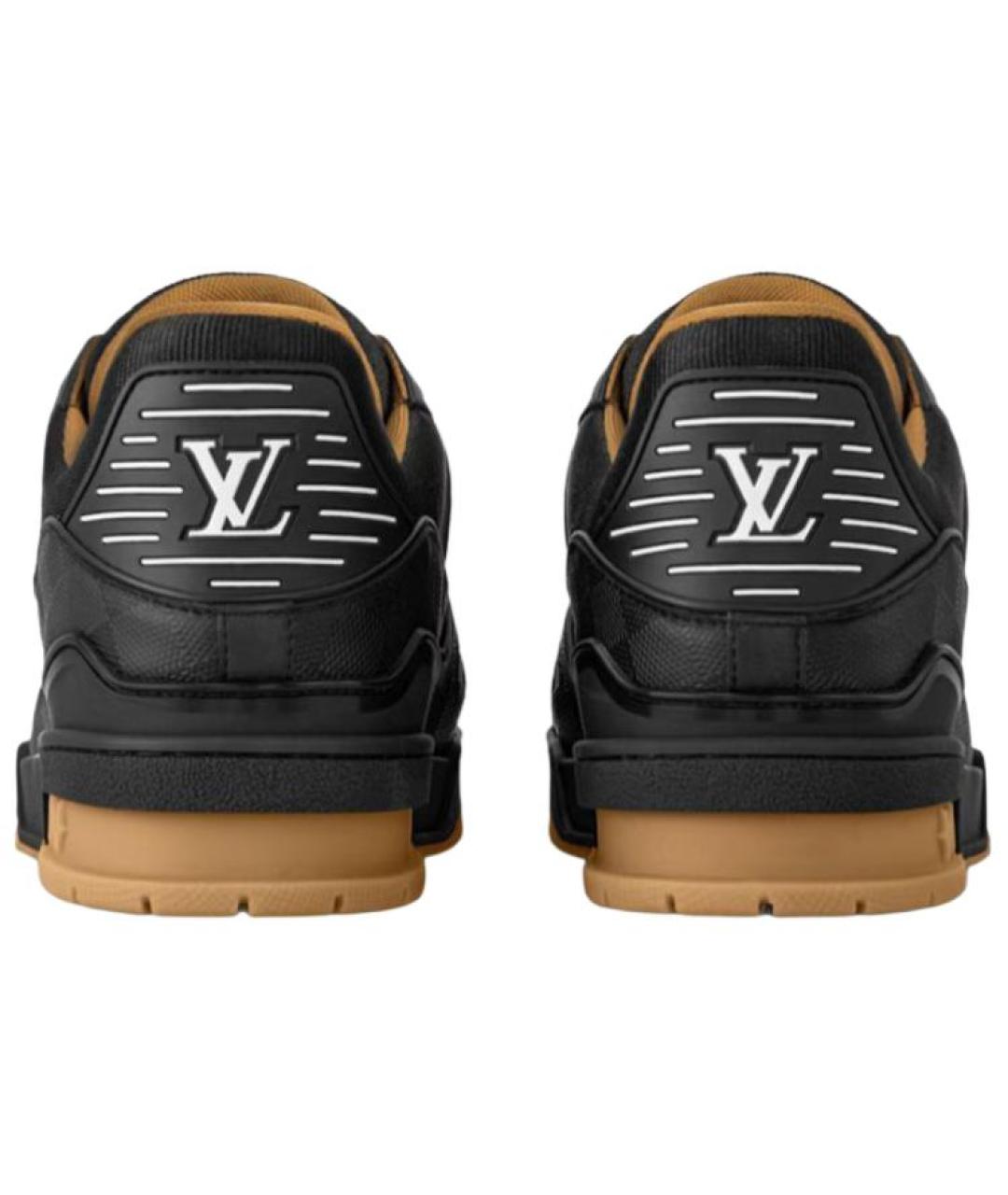 LOUIS VUITTON Черные низкие кроссовки / кеды, фото 5