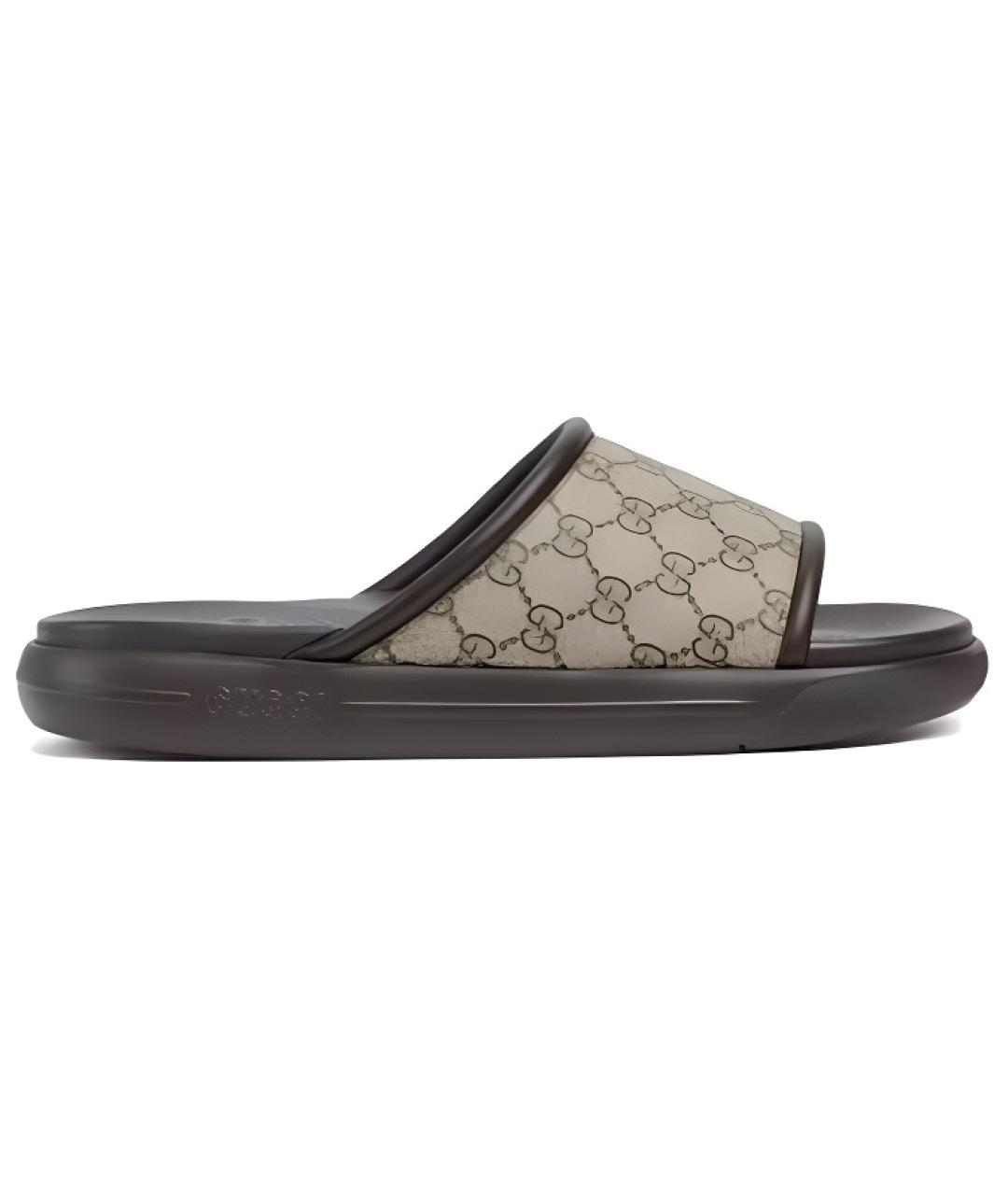 GUCCI Бежевые сандалии, фото 1
