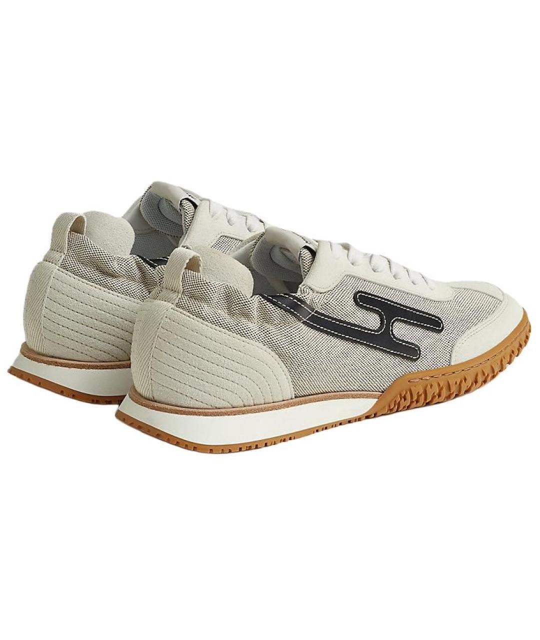 HERMES Мульти текстильные кроссовки, фото 4