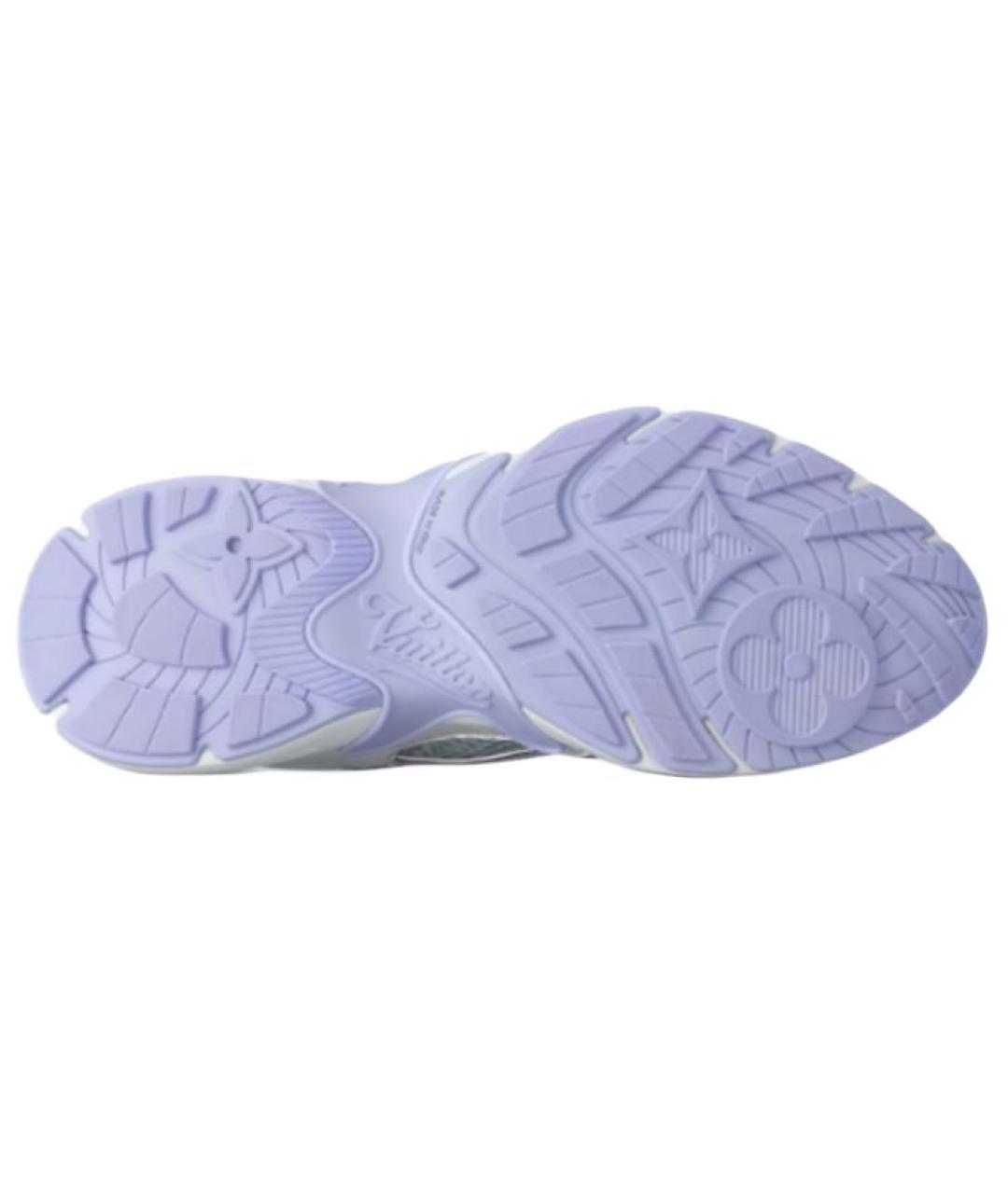 LOUIS VUITTON Фиолетовые текстильные кроссовки, фото 5