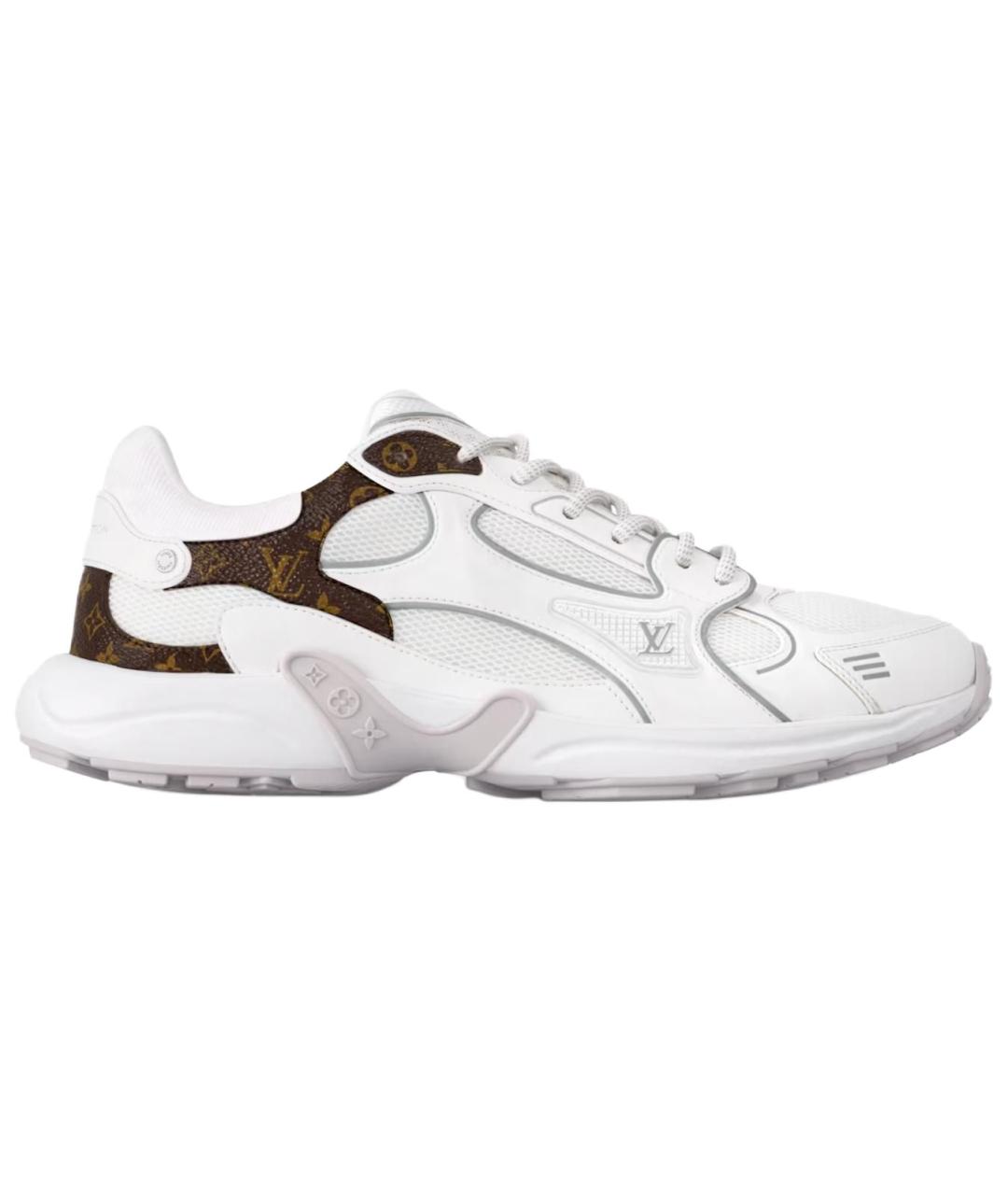 LOUIS VUITTON Белые текстильные кроссовки, фото 1