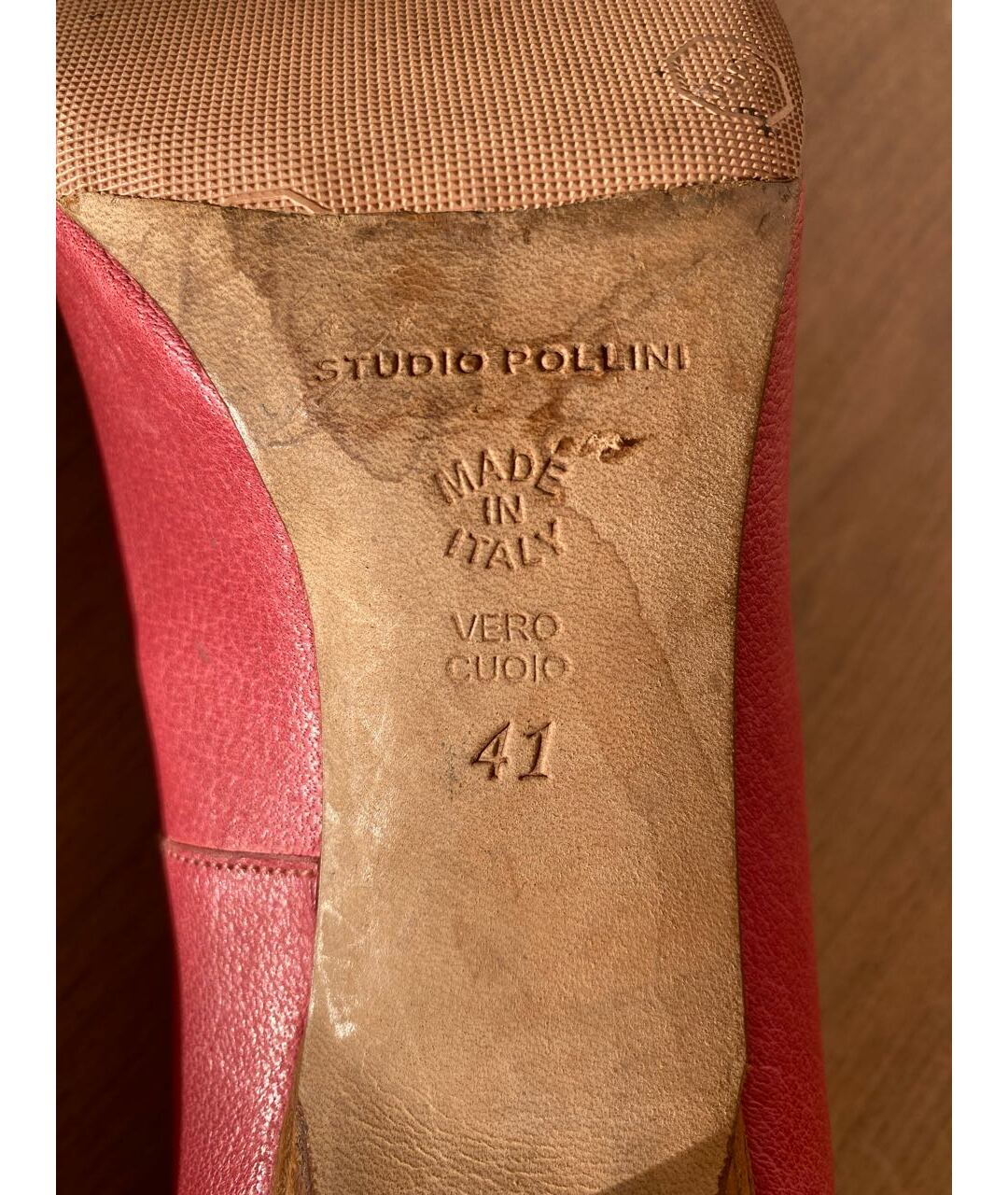 POLLINI Розовые кожаные туфли, фото 6