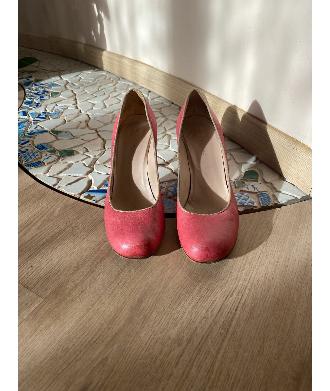 POLLINI Розовые кожаные туфли, фото 2