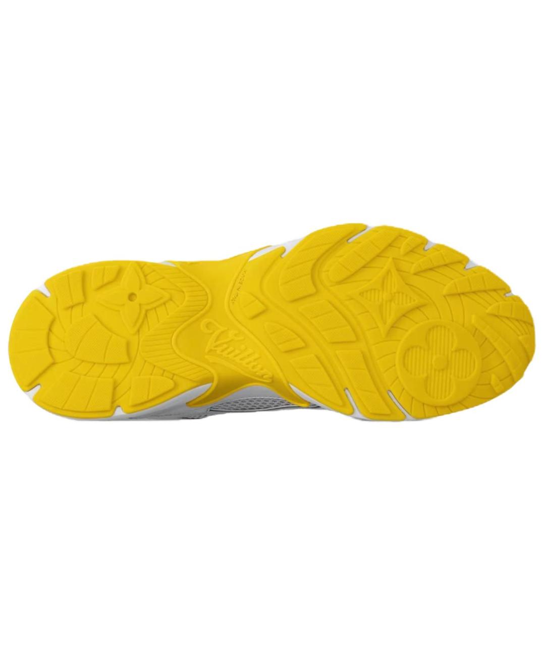 LOUIS VUITTON Желтые текстильные кроссовки, фото 6