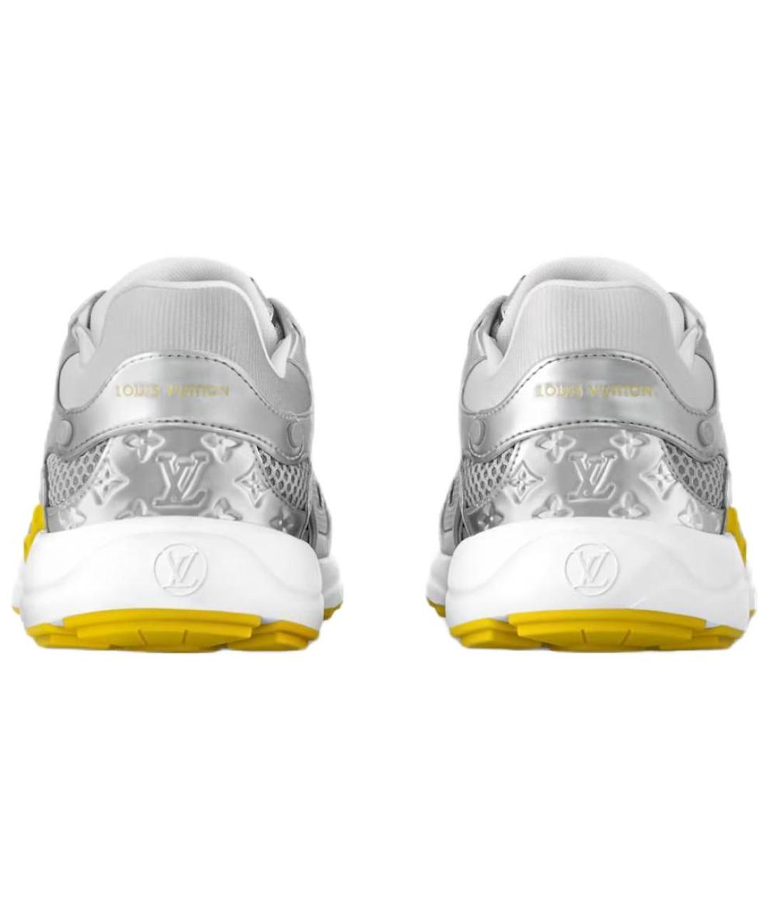 LOUIS VUITTON Желтые текстильные кроссовки, фото 5