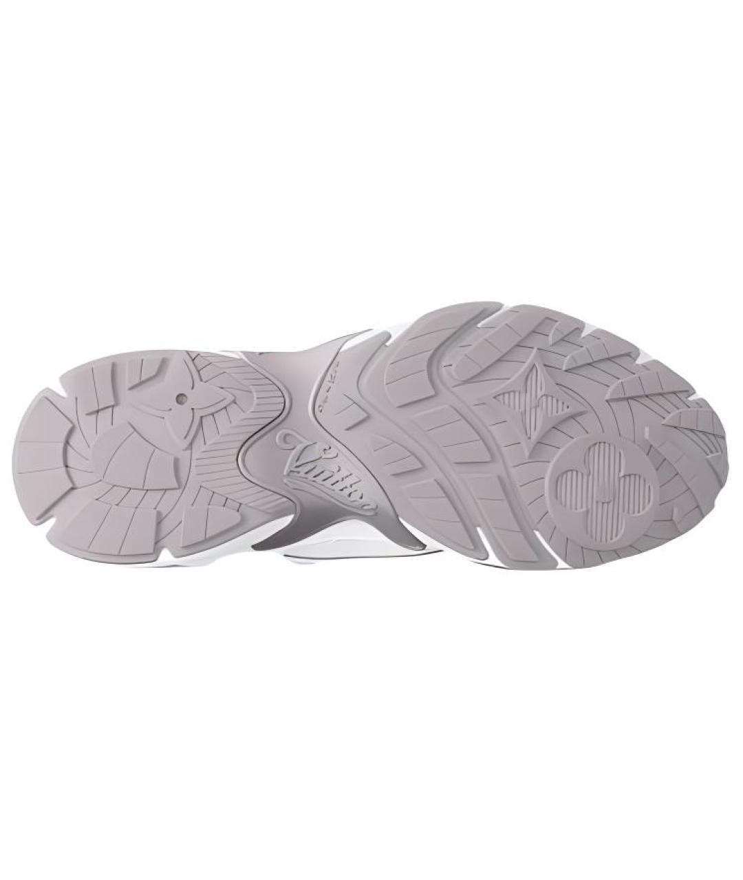 LOUIS VUITTON Белые кожаные кроссовки, фото 5