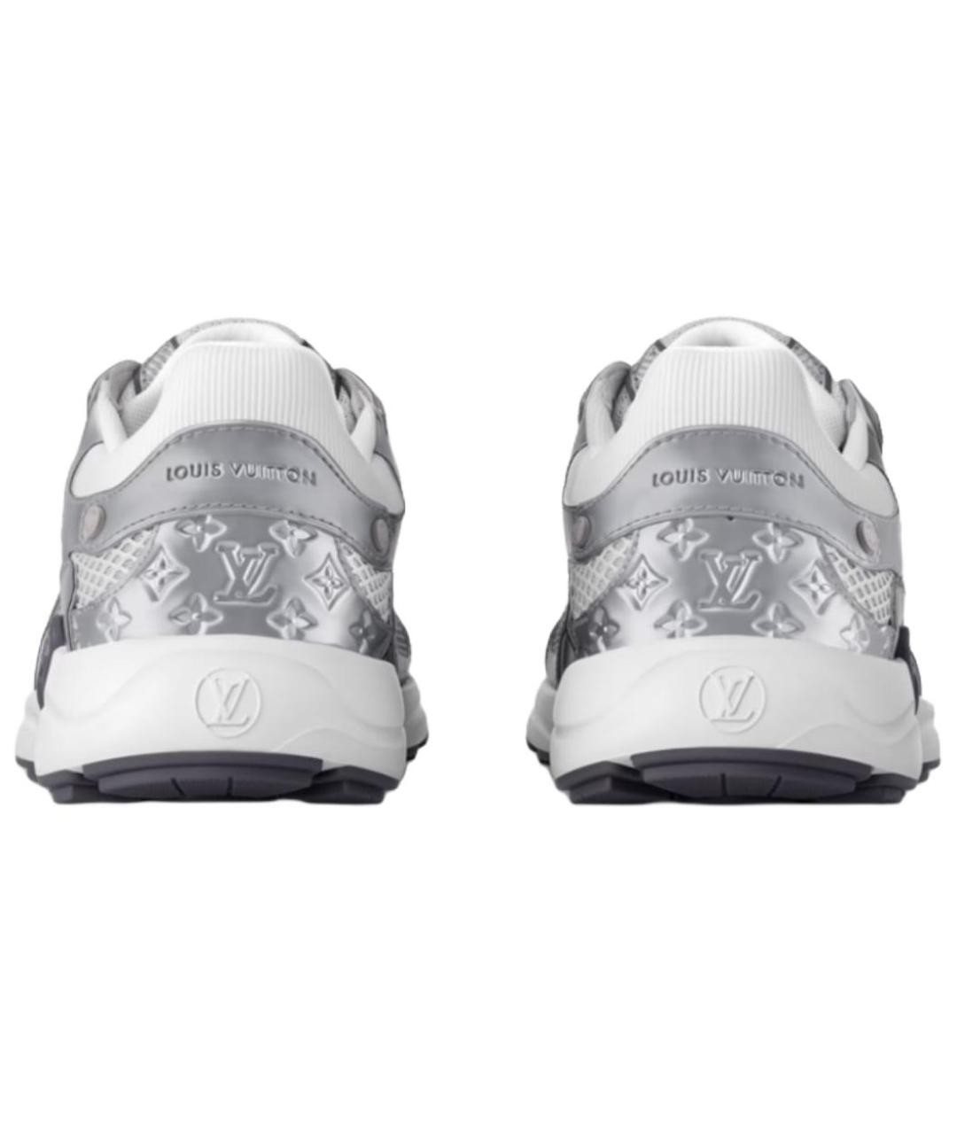 LOUIS VUITTON Серые текстильные кроссовки, фото 5