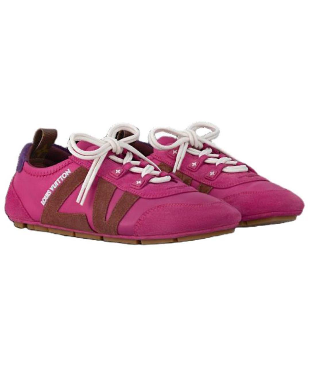 LOUIS VUITTON Фуксия кроссовки, фото 3