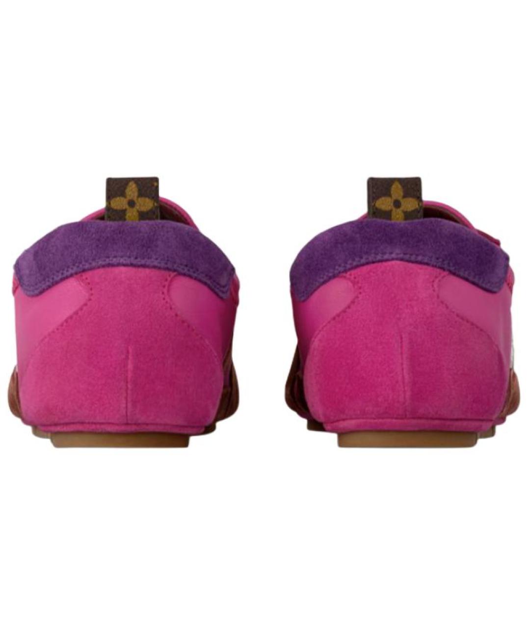 LOUIS VUITTON Фуксия кроссовки, фото 5