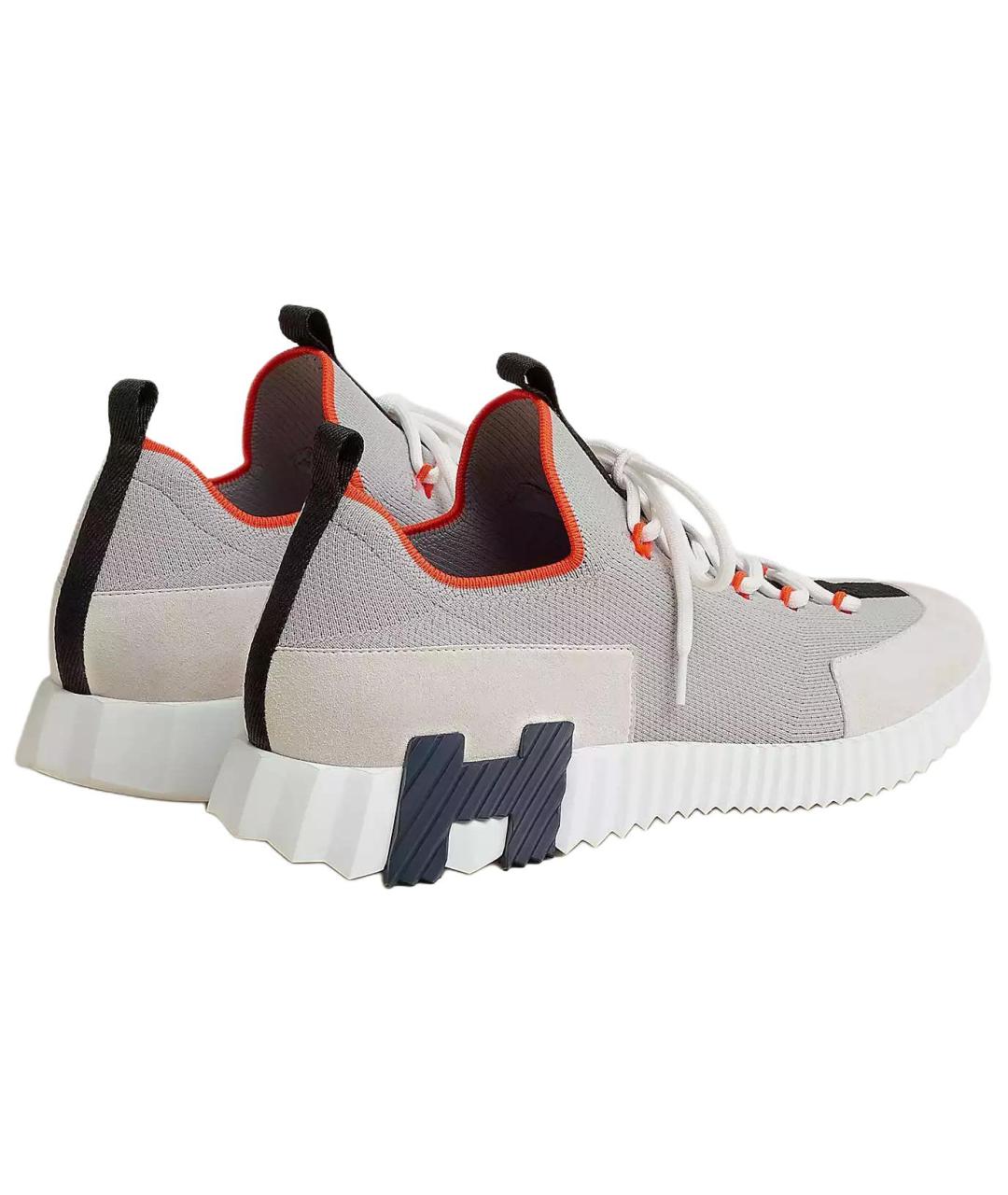 HERMES Мульти бархатные низкие кроссовки / кеды, фото 3