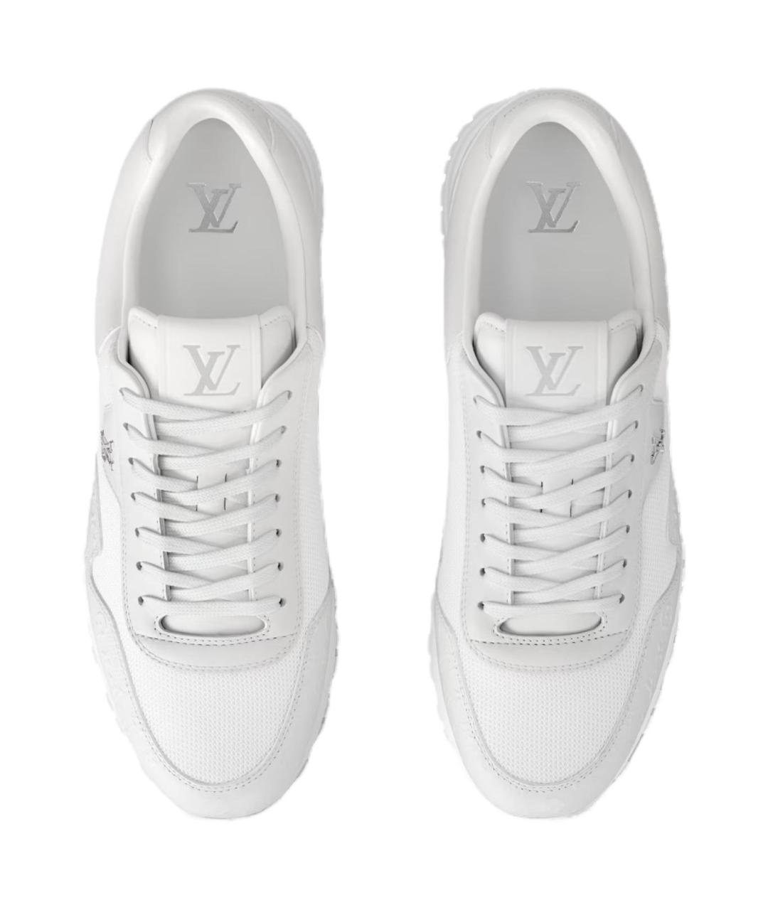 LOUIS VUITTON Белые низкие кроссовки / кеды, фото 4