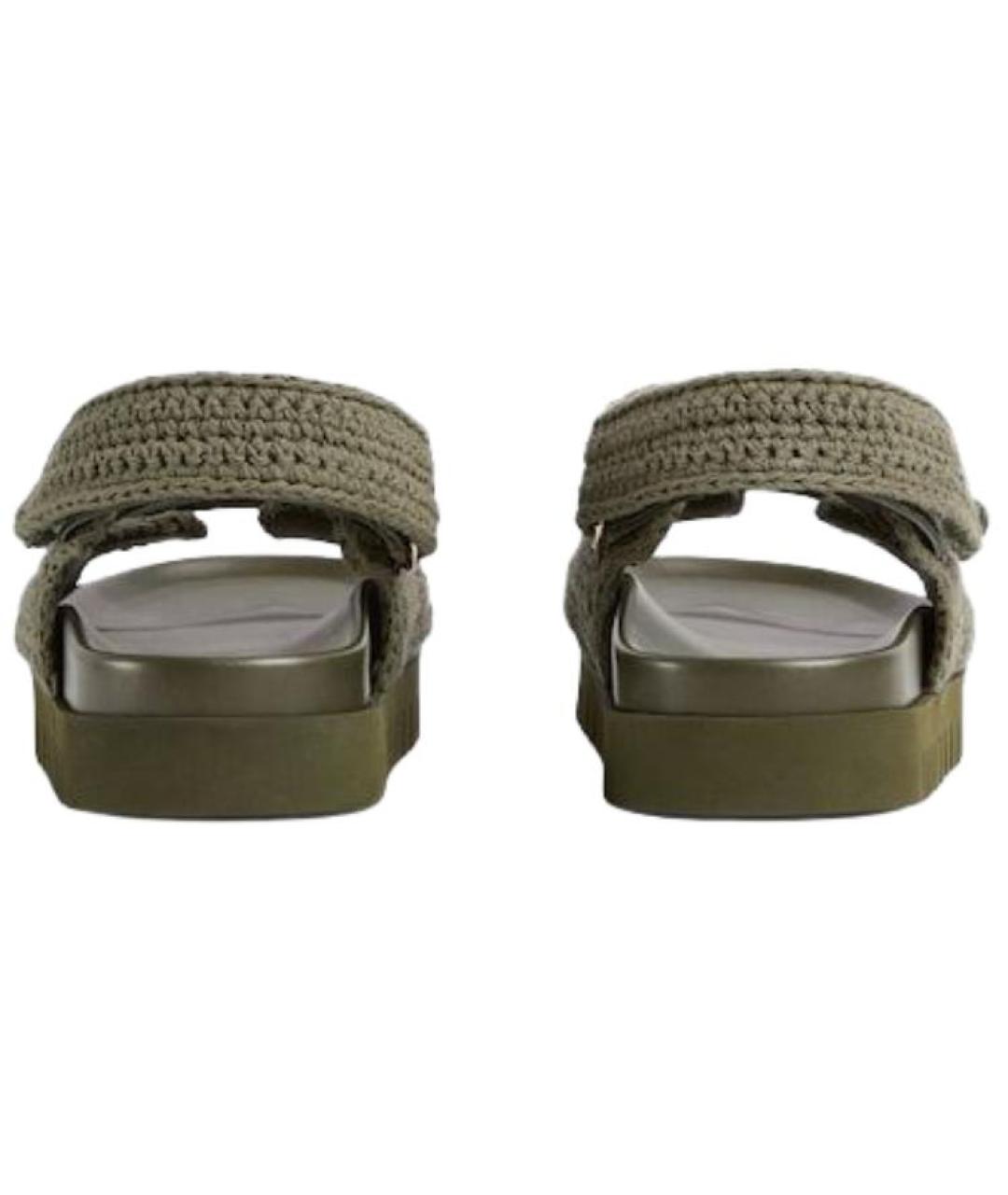 GUCCI Зеленые сандалии, фото 4