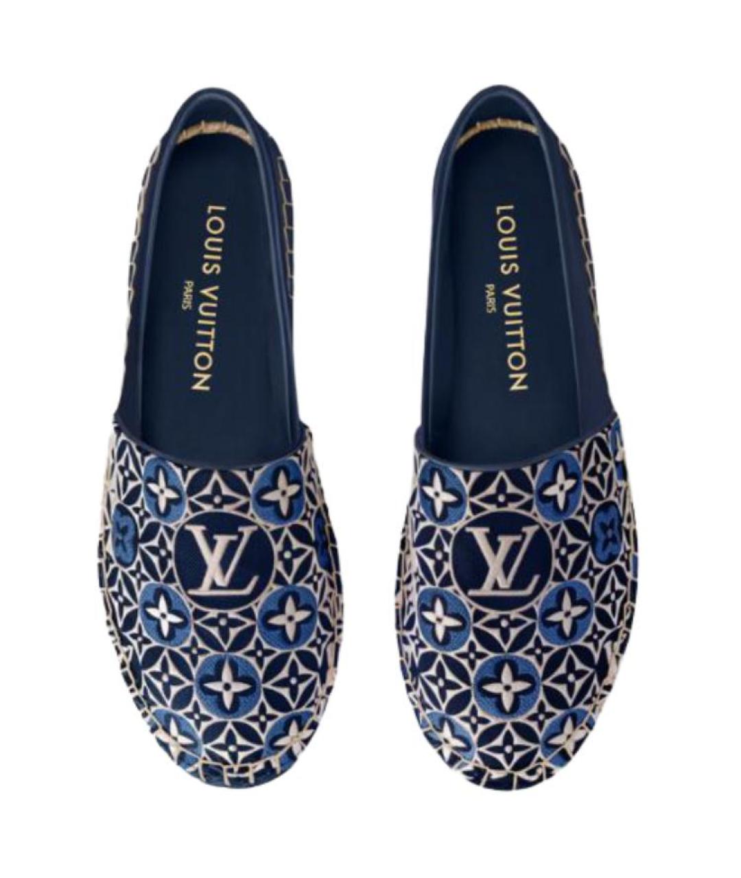 LOUIS VUITTON Темно-синие эспадрильи, фото 4