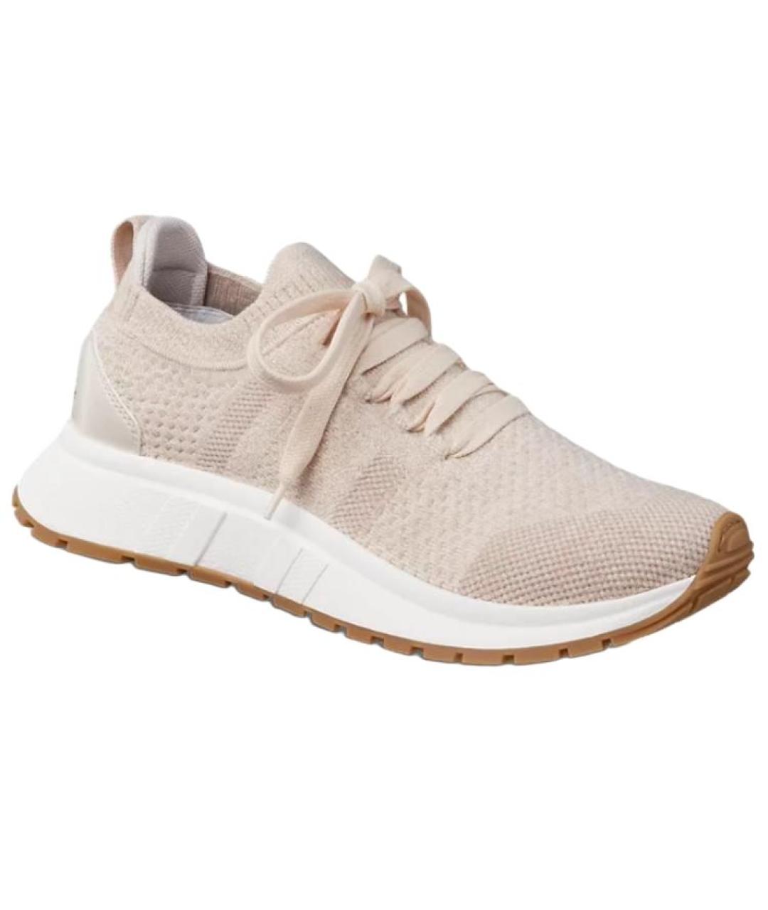 CHRISTIAN DIOR Бежевые текстильные кроссовки, фото 3