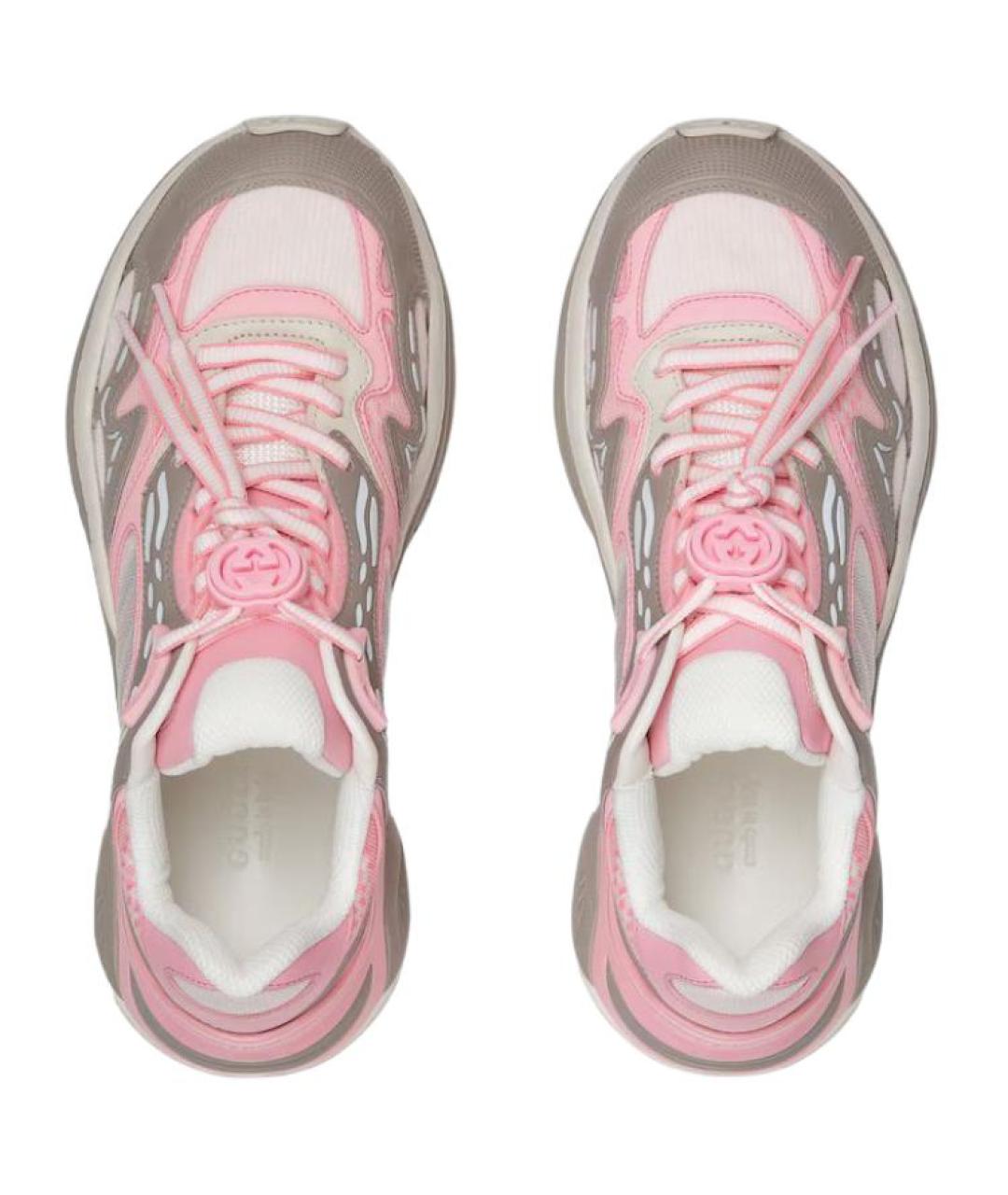 GUCCI Розовые кроссовки, фото 4